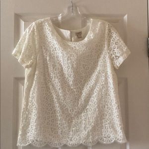 Lace Top by Jcrew